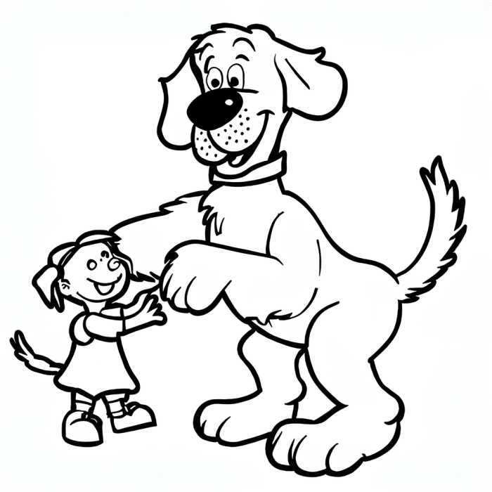 18 Clifford The Big Red Dog Coloring Pages (Free Printable PDF ...
